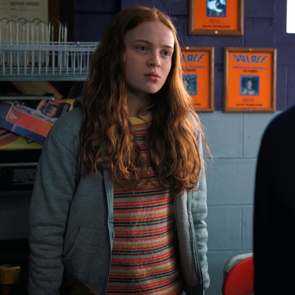 GAP Striped Merino Wool Blend Sweater ASO Max Mayfield - Picture 8 of 9